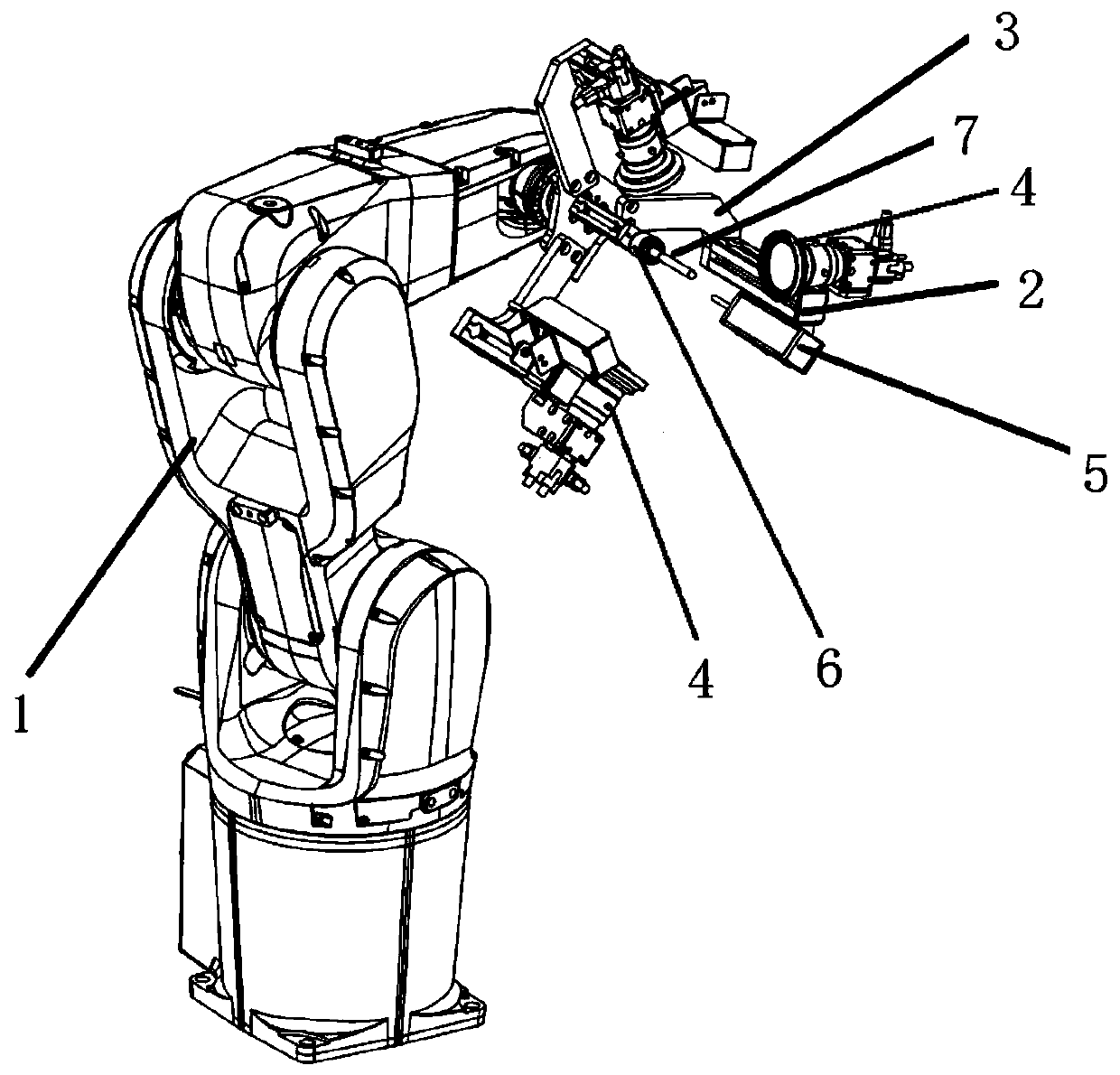 Image acquisition device of smoking path simulation system