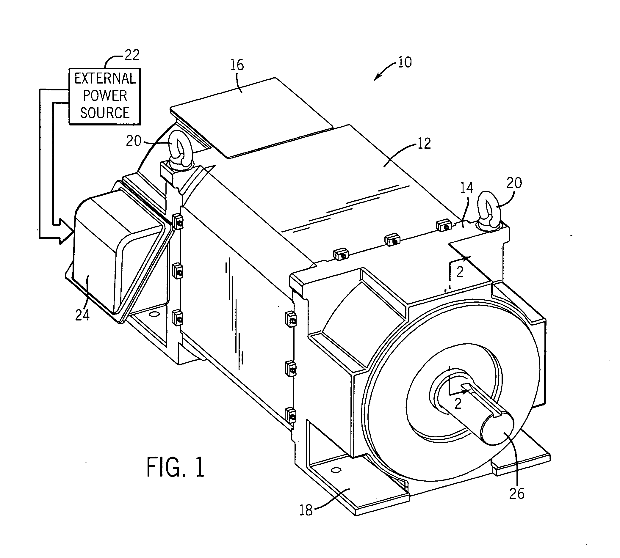 Apparatus and method for reducing shaft charge