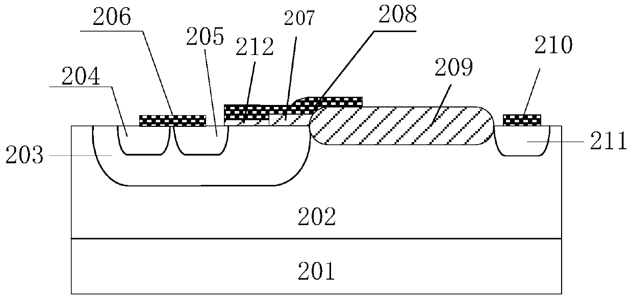 LDMOS device resistant to total dose effect