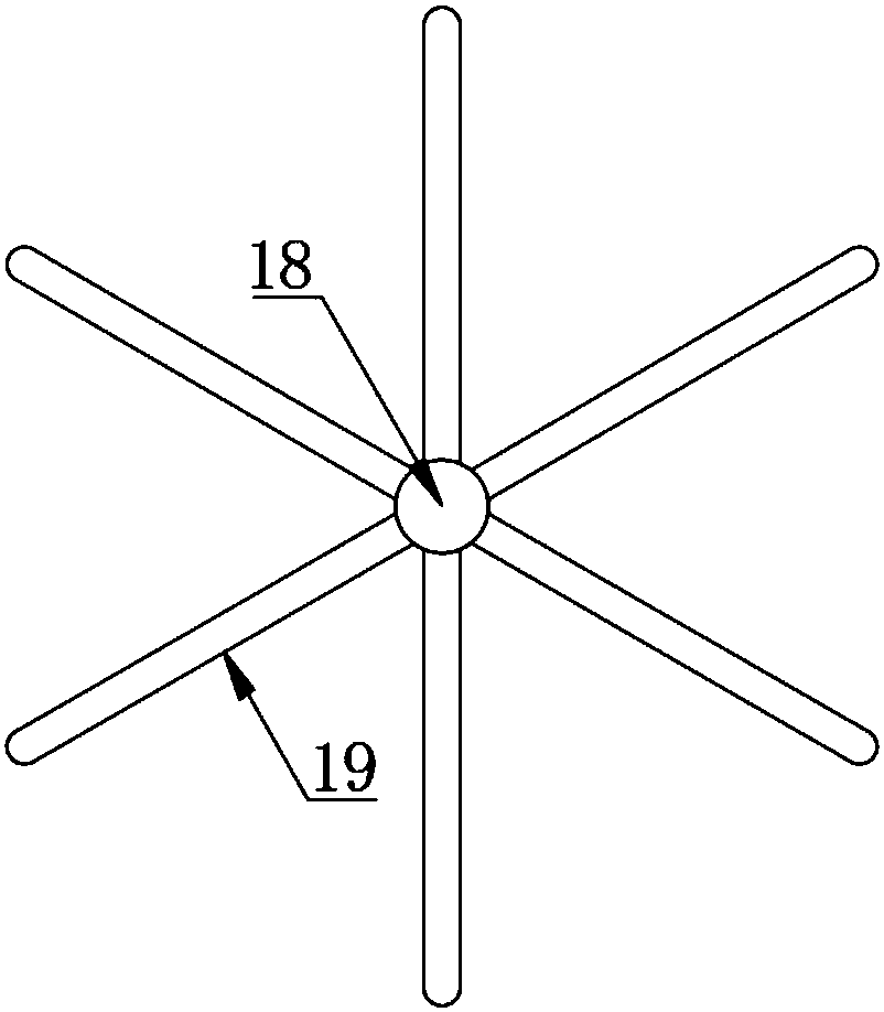 Tea drying device with reciprocating material turnover