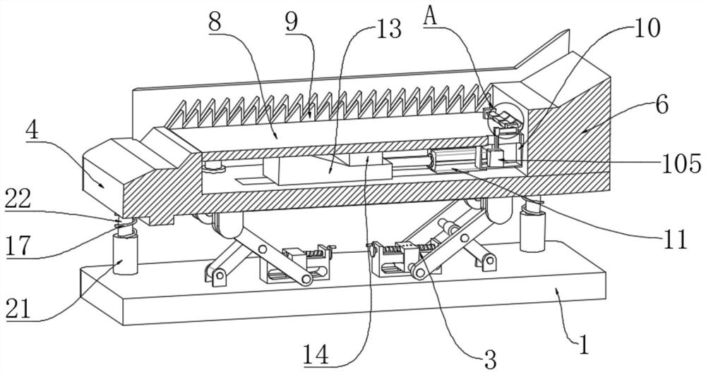 Automatic blanking mechanism for section pipes