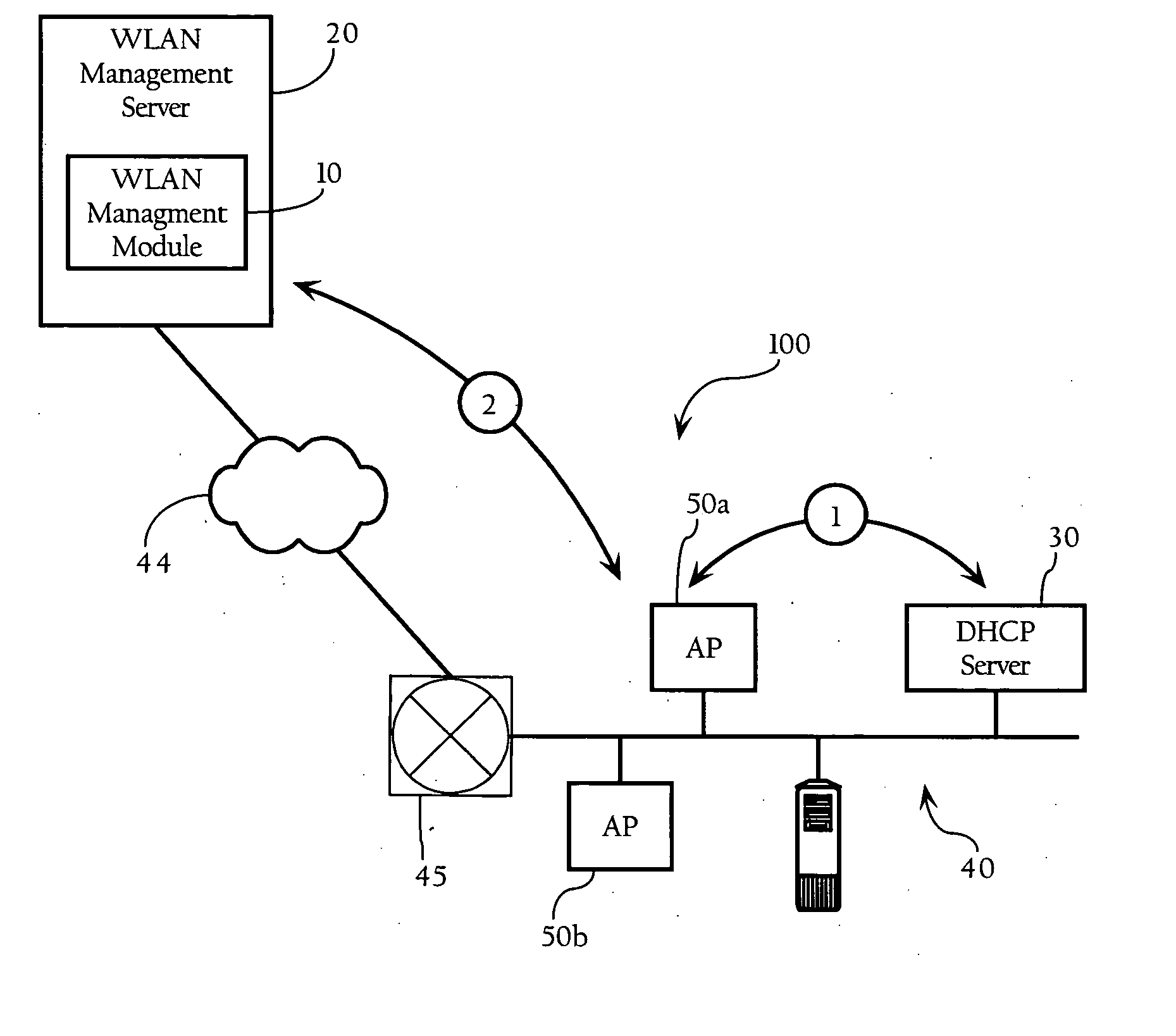 Method and system for dynamic assignment of wireless LAN access point identity