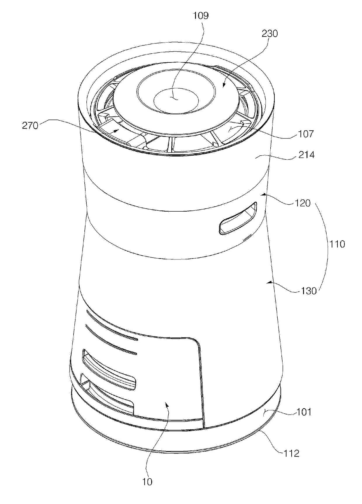 Humidification and air cleaning apparatus