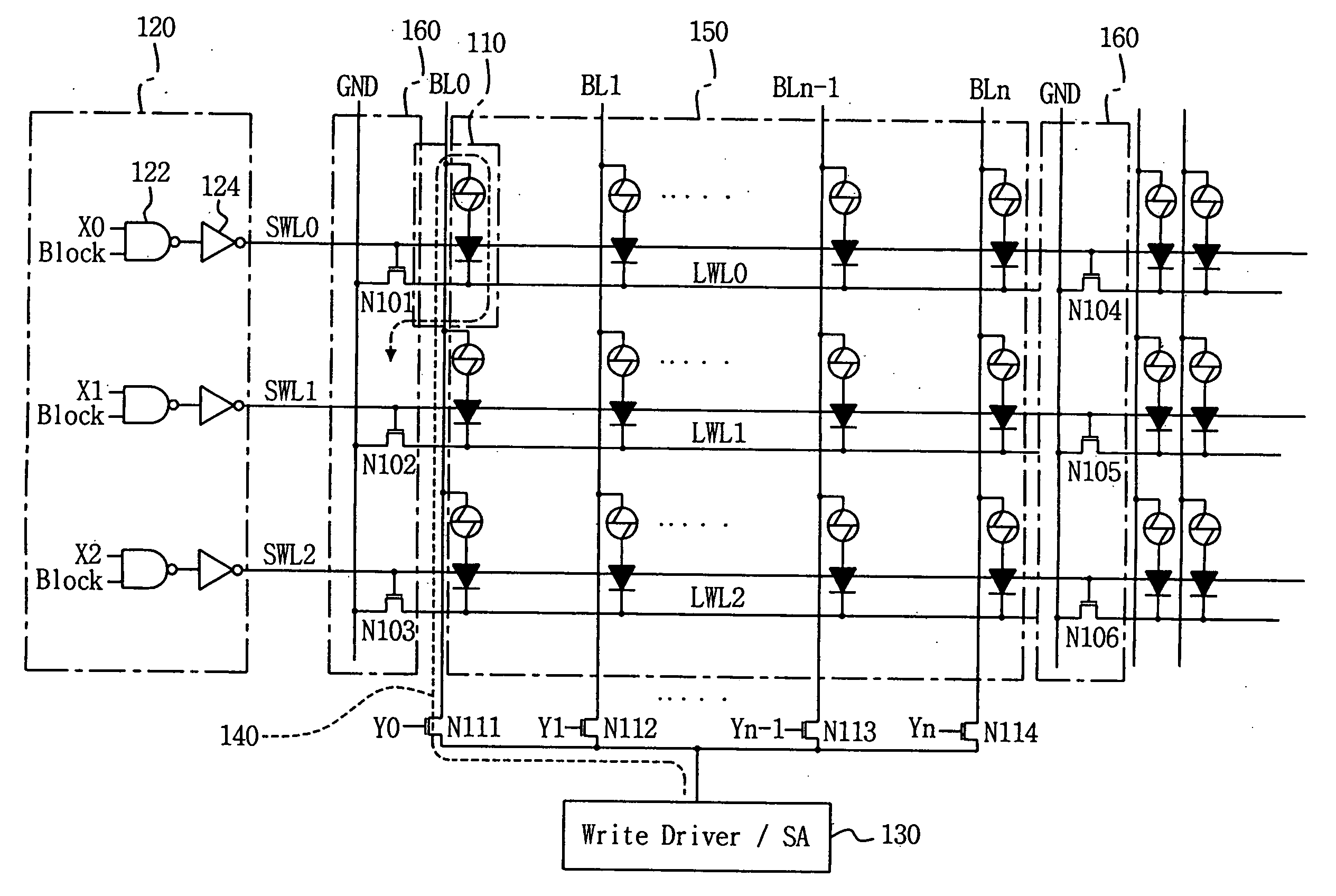 Memory device with reduced word line resistance