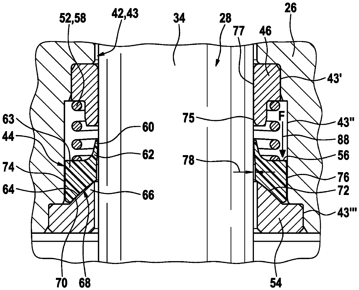 Piston pump, particularly high-pressure fuel pump for internal combustion engine