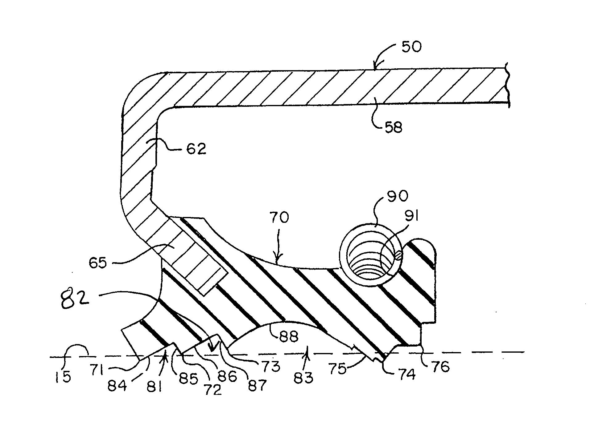 Bearing assembly having a dust seal arrangement with contacting and non-contacting dust seals