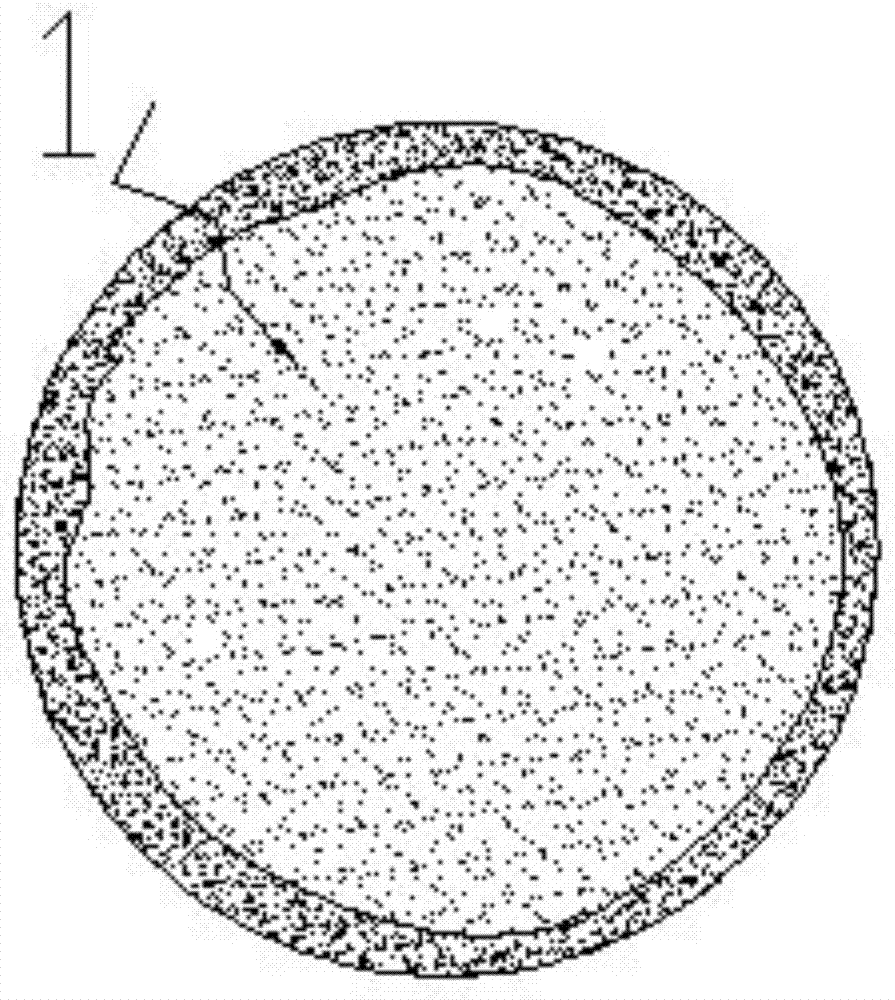 Electrode wire for low-silver-oxygen unidirectional wire running and manufacturing method thereof