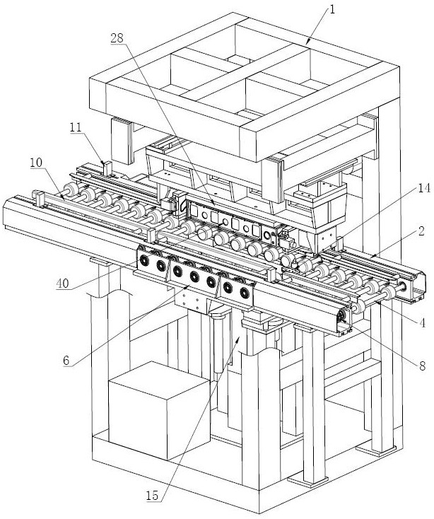 A cylinder head dry air tightness detection device