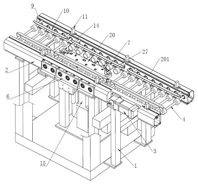 A cylinder head dry air tightness detection device