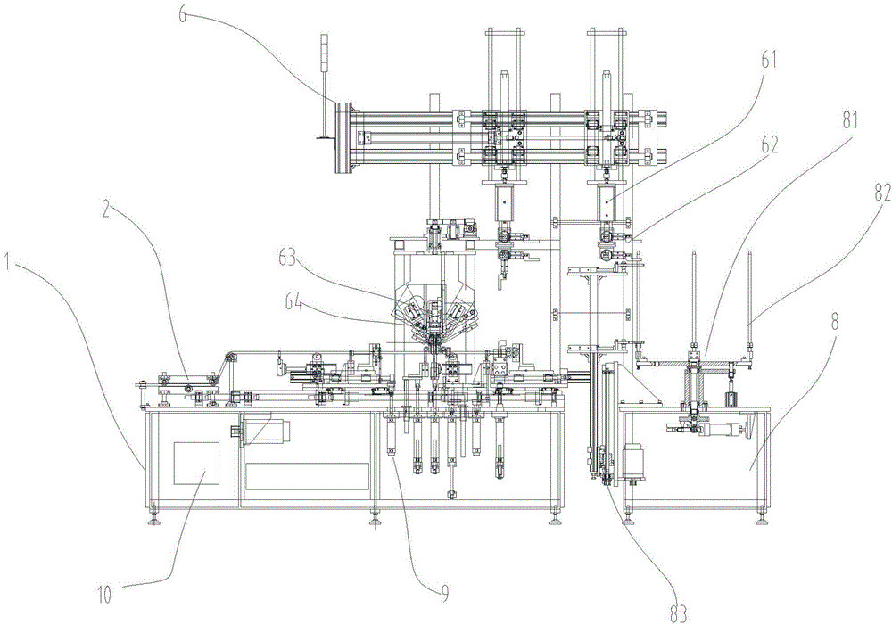 A ball-threading and knot-tying machine