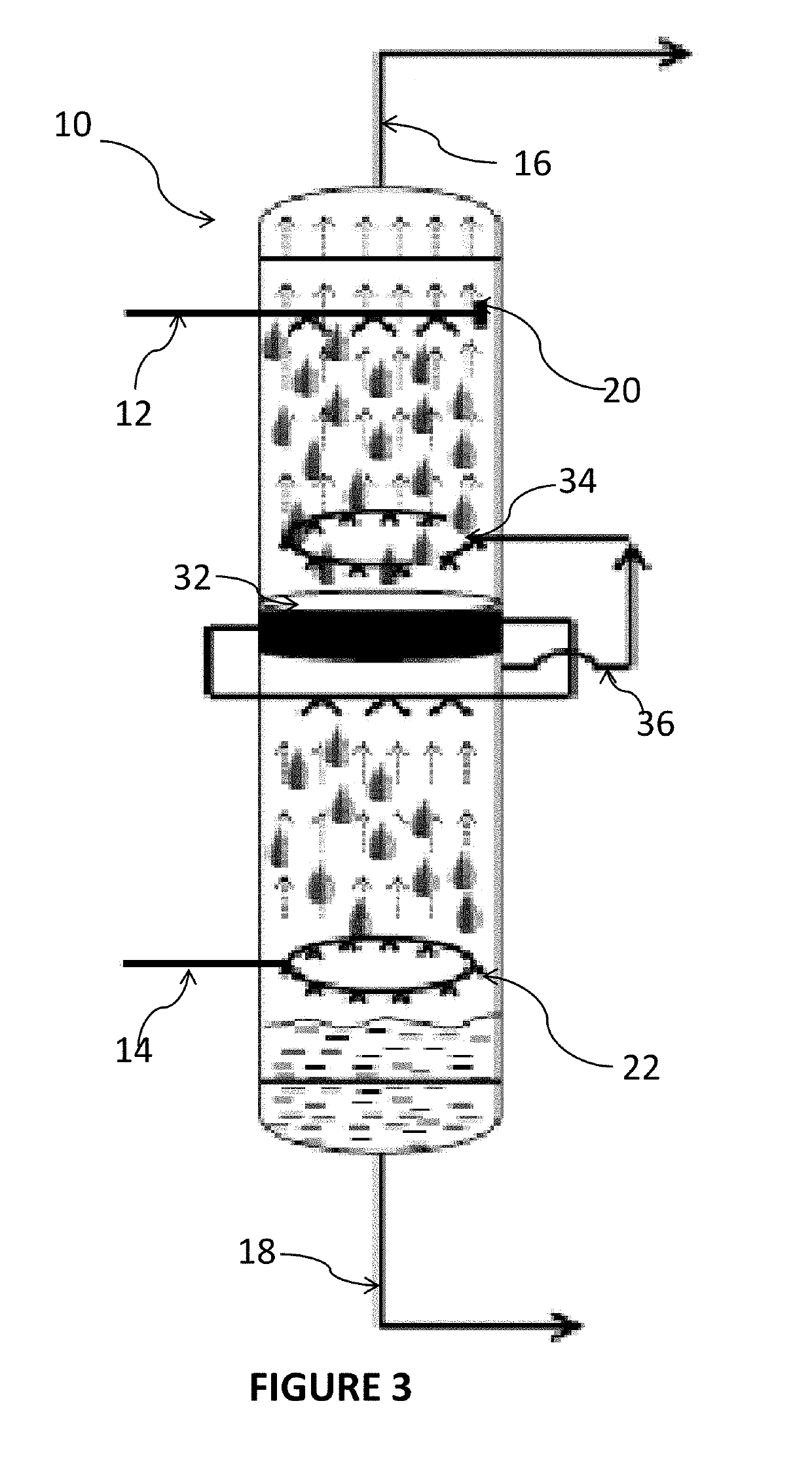 Reactor system and process for upgrading heavy hydrocarbonaceous material