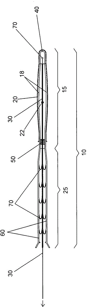 Lumen occluding device, delivery catheter and method