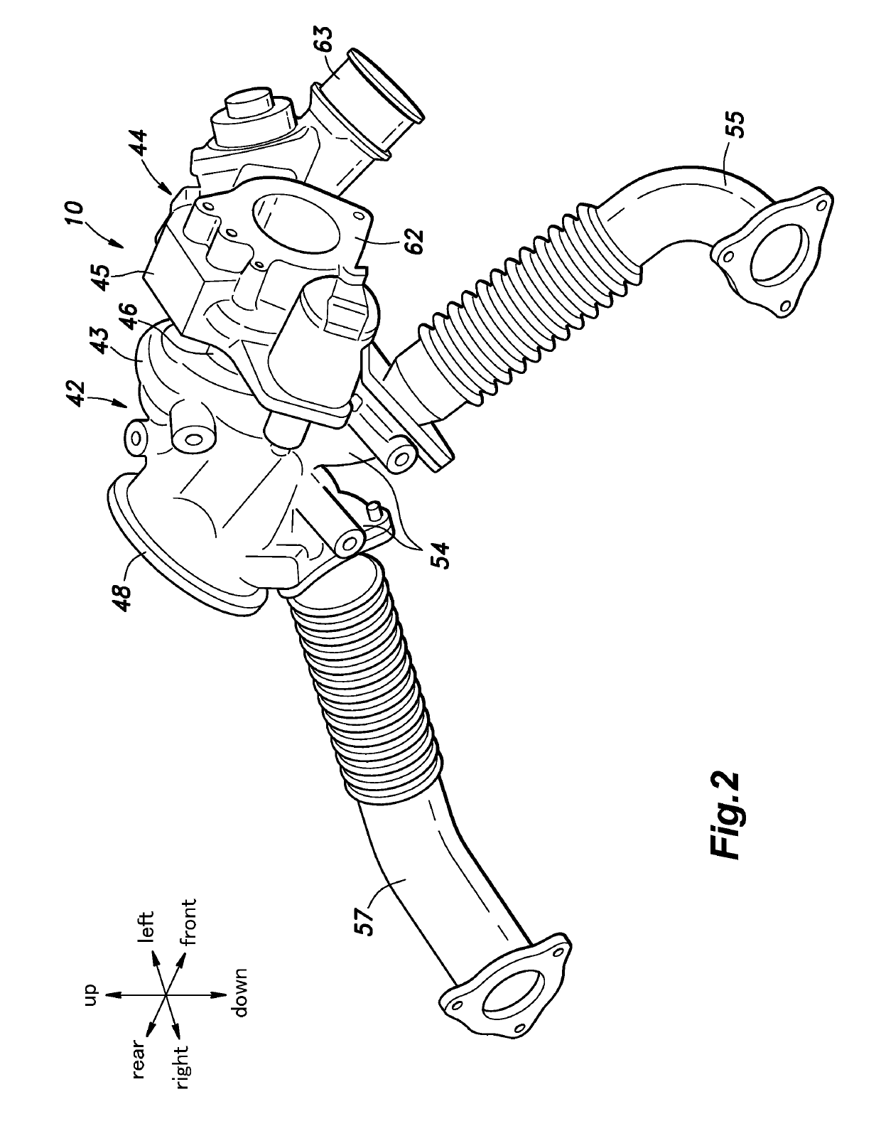 Internal combustion engine provided with turbocharger