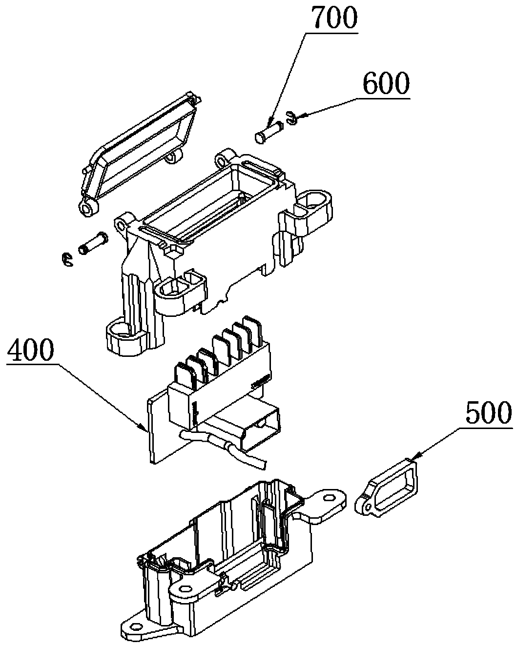 Rechargeable battery socket