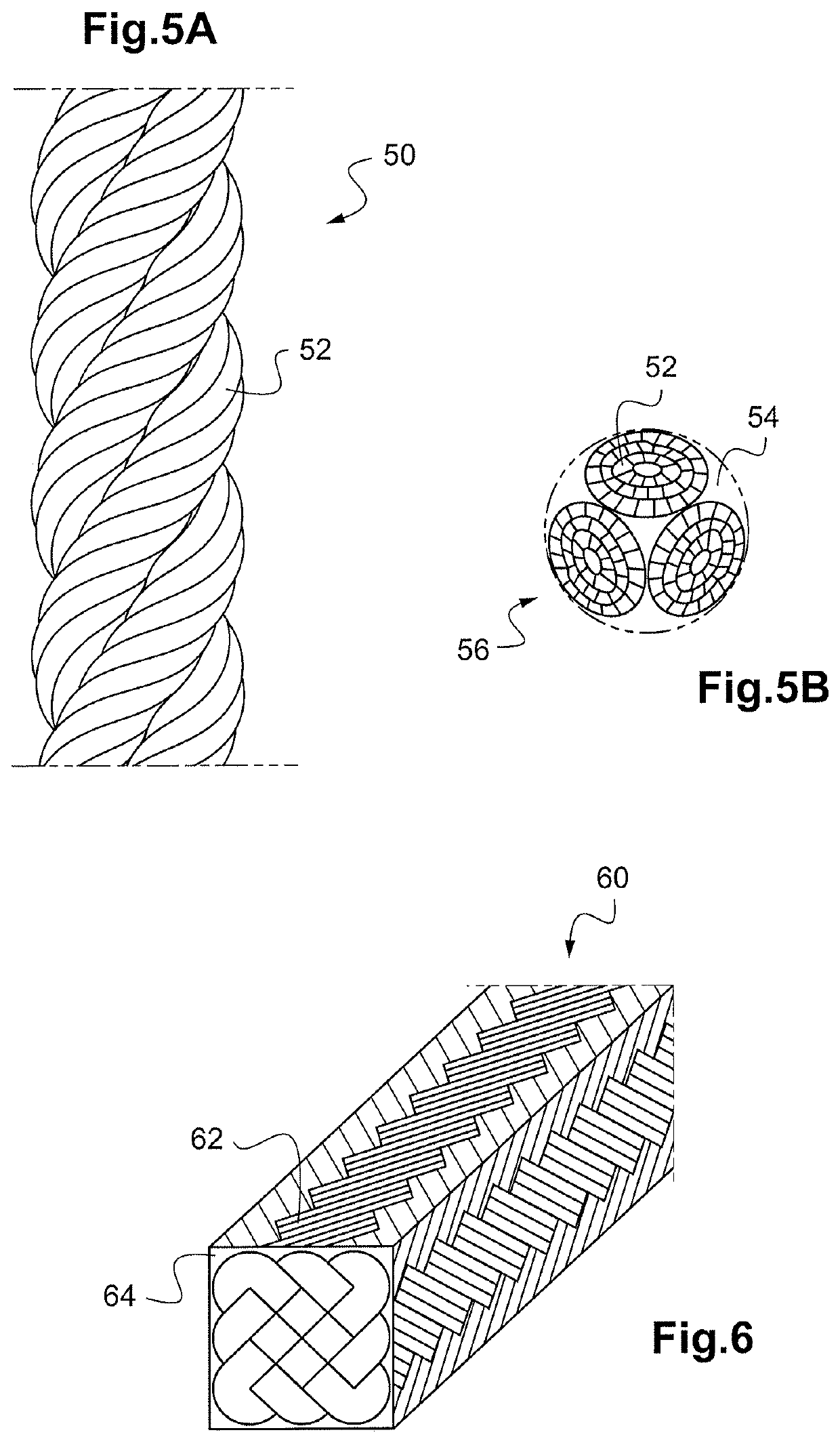 Tubular pipe with a composite holding strip