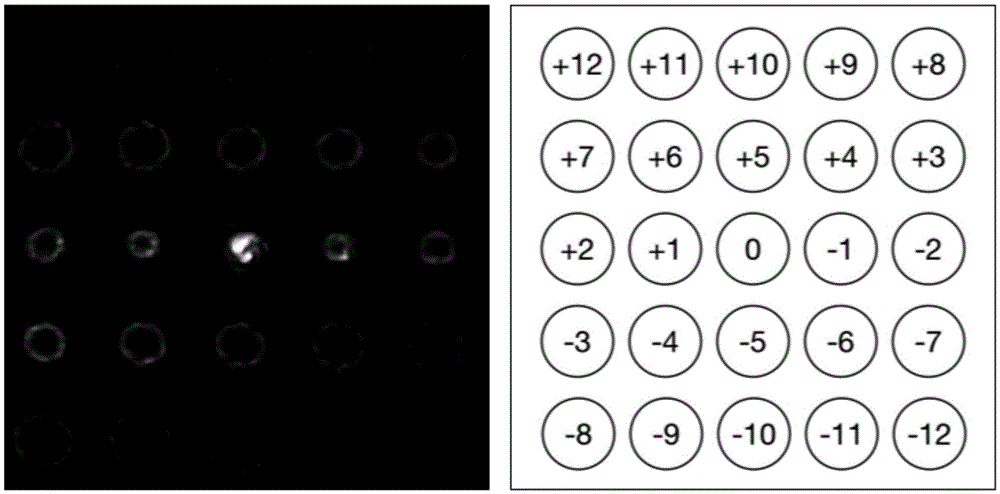 Device and system for measuring orbital angular momentum spectrum of light beam