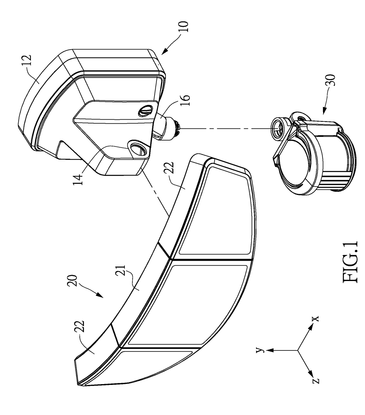 Motion sensing lighting device