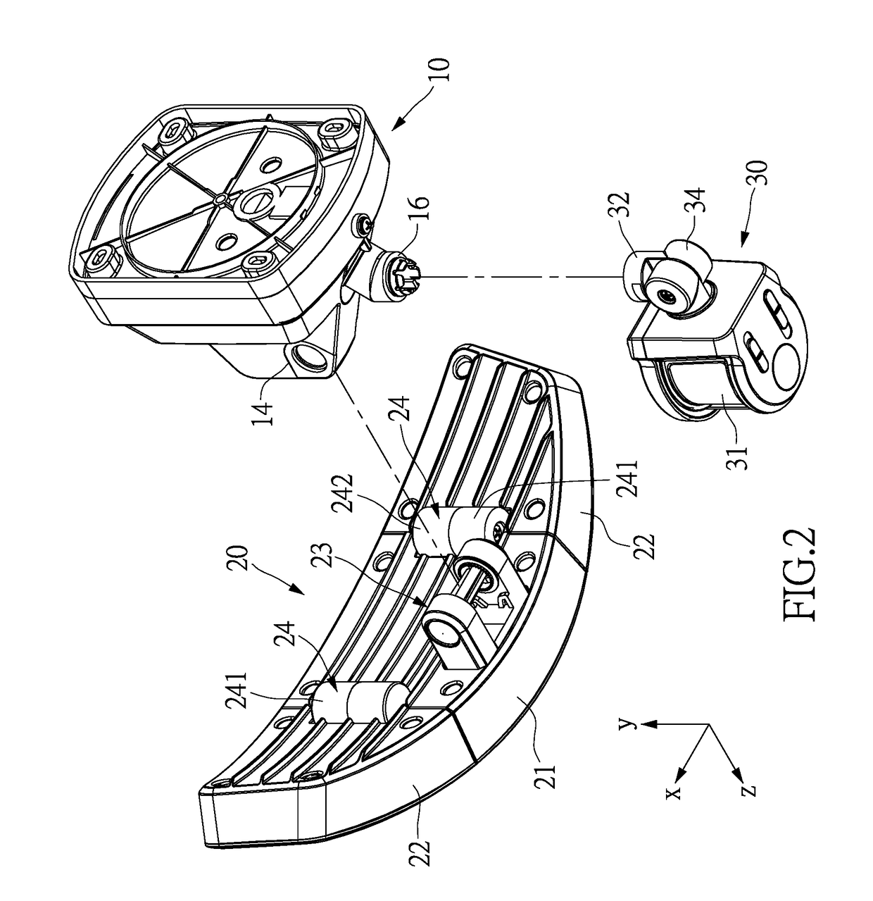 Motion sensing lighting device