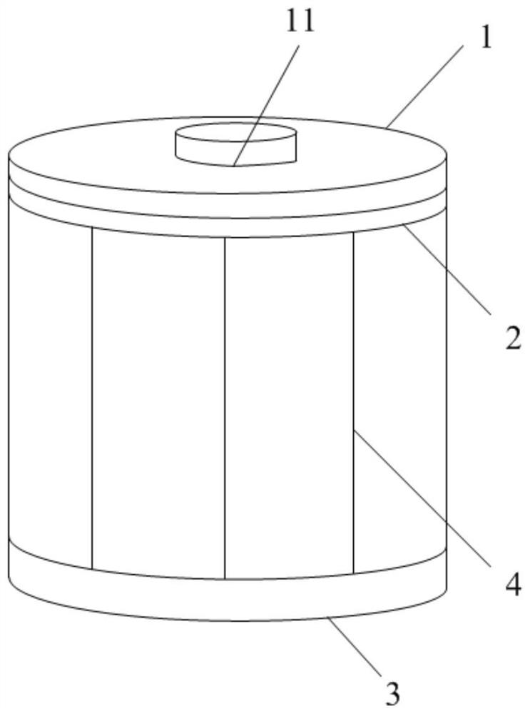 Rotary opening type cultural and creative product packaging and displaying device