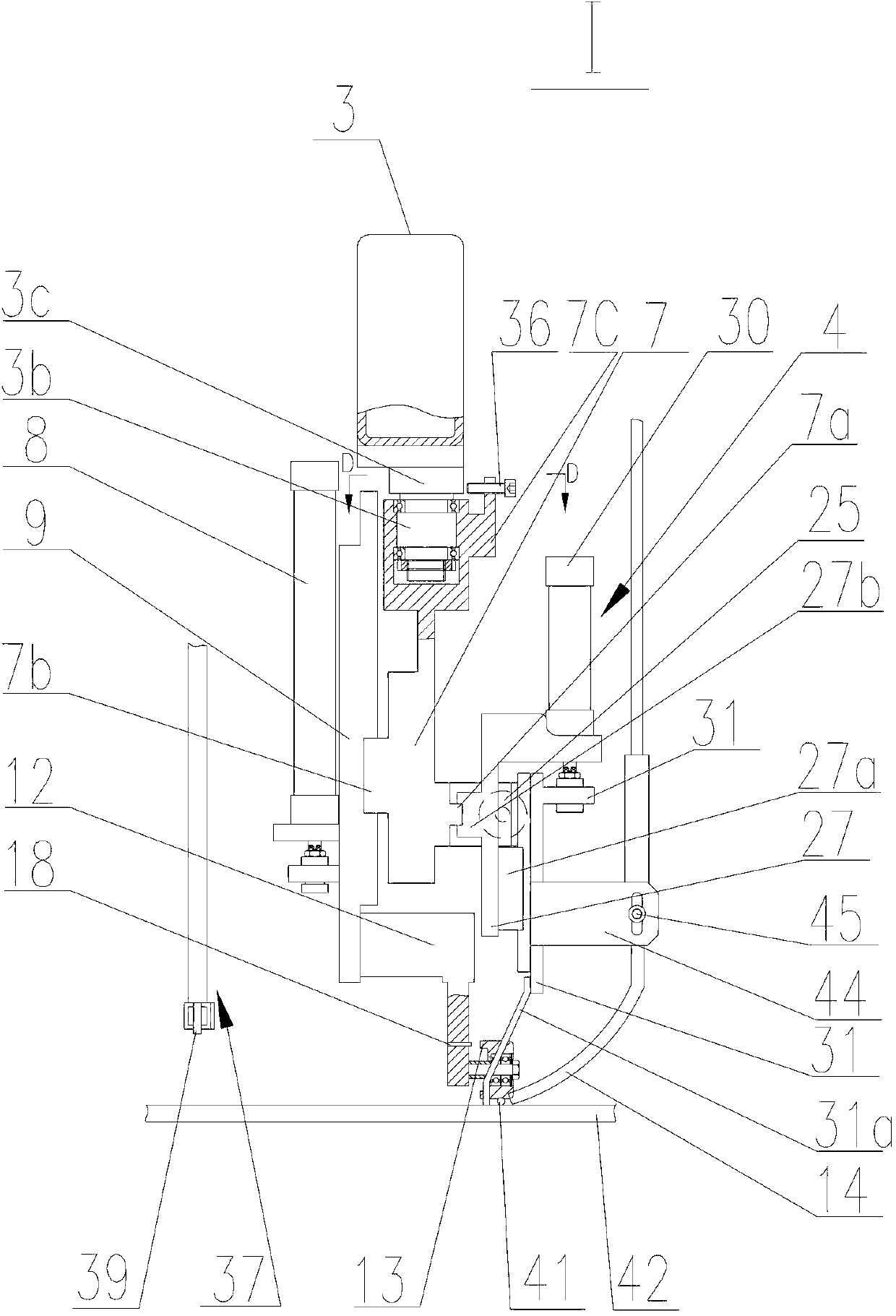 Novel automatic welding device of reinforcing cage forming machine