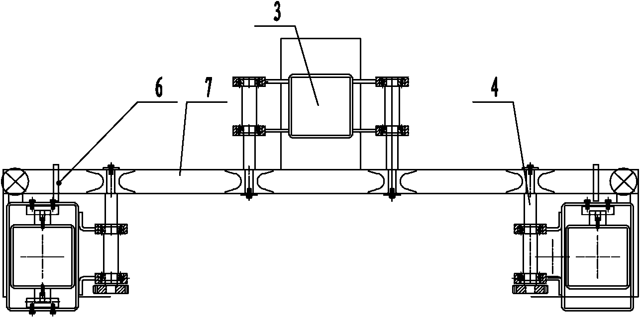 Robot used for automatically deicing high tension transmission line