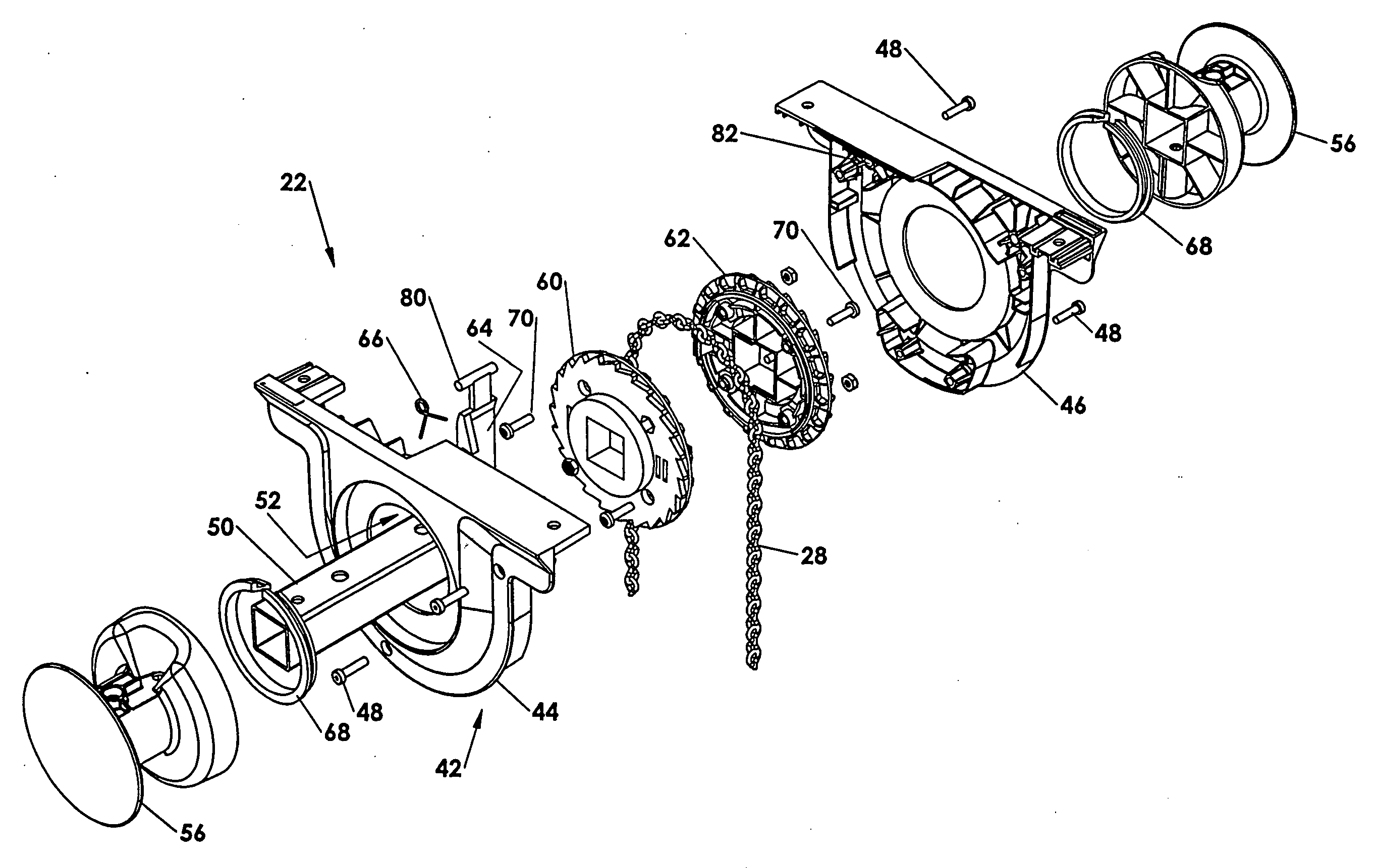 Ratcheted lift mechanism