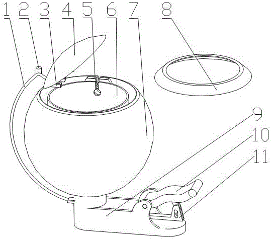 Automatic-sealing garbage can