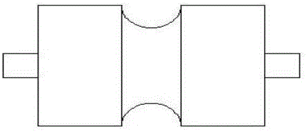 Pulse current auxiliary inner grooved copper tube forming device