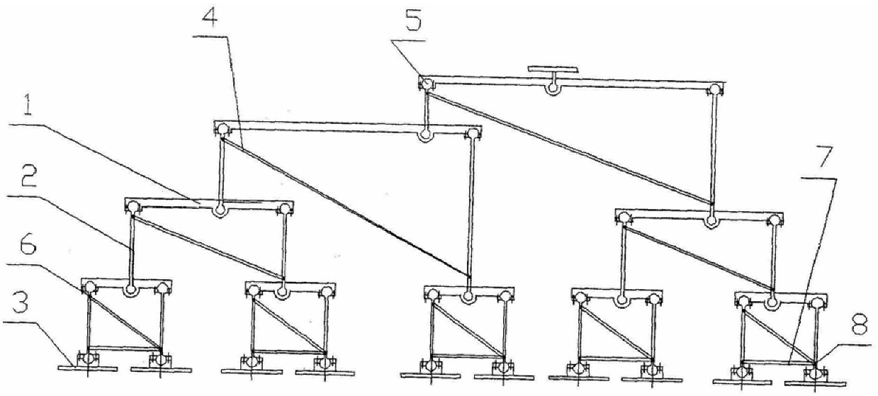 A non-metallic aerodynamic structural surface static test loading device