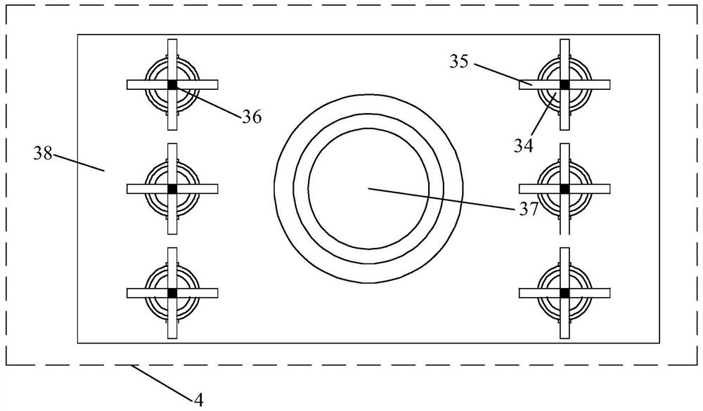 Multi-field coupled mine intelligent mining model test system