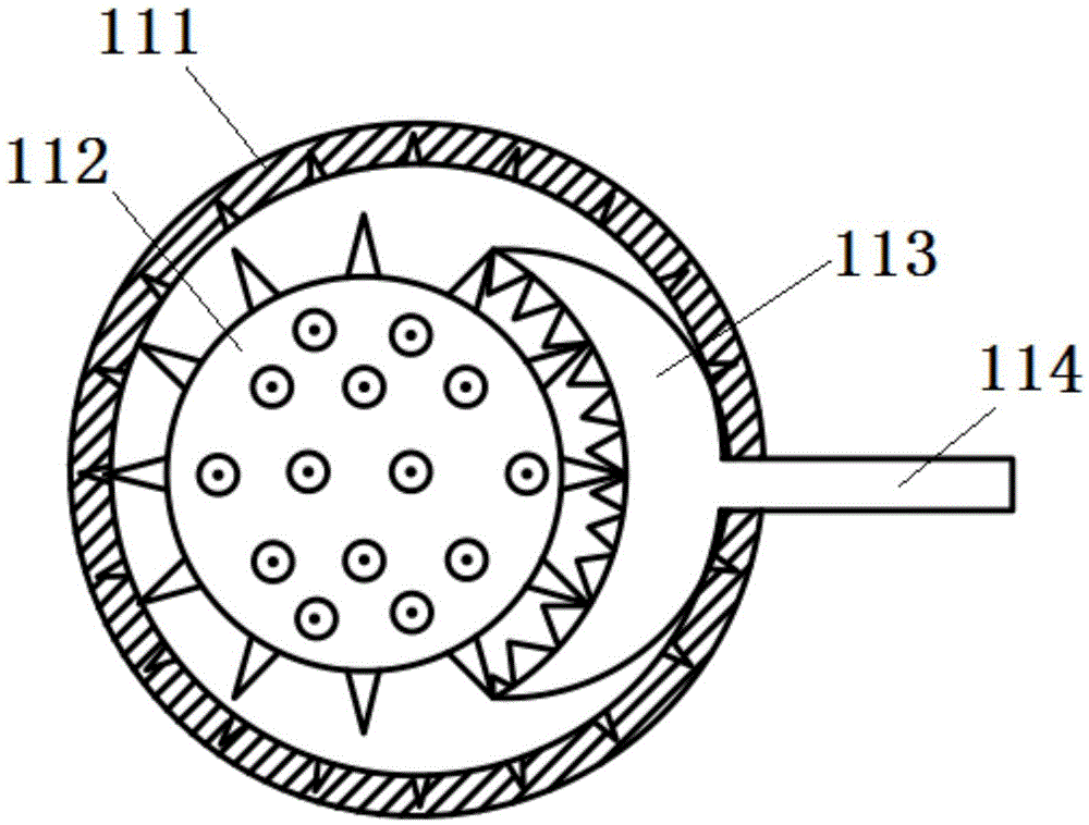 A testing device for polymer material thermal aging and a testing method