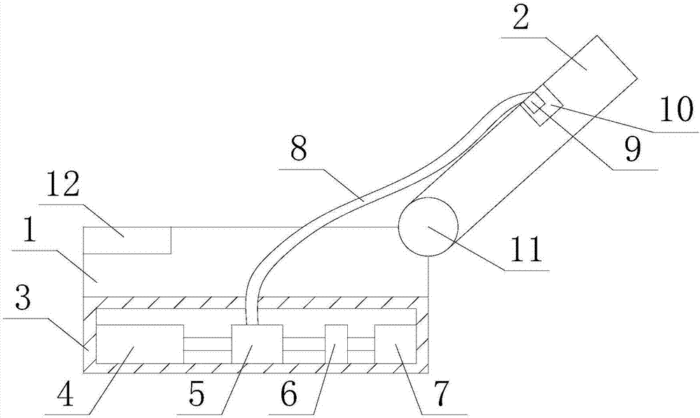 Sitting and lying rest equipment facilitating oxygen inhalation