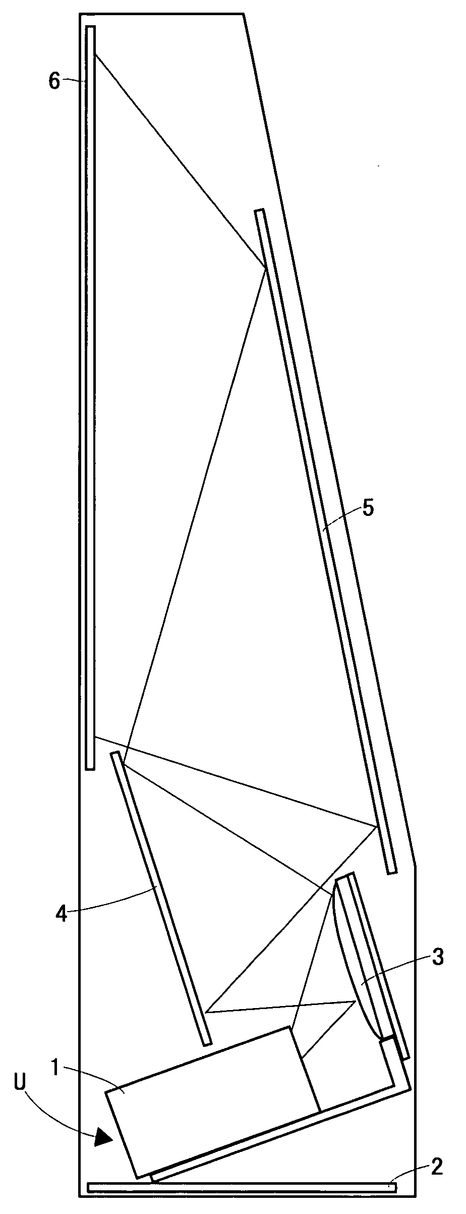 Rear projection display