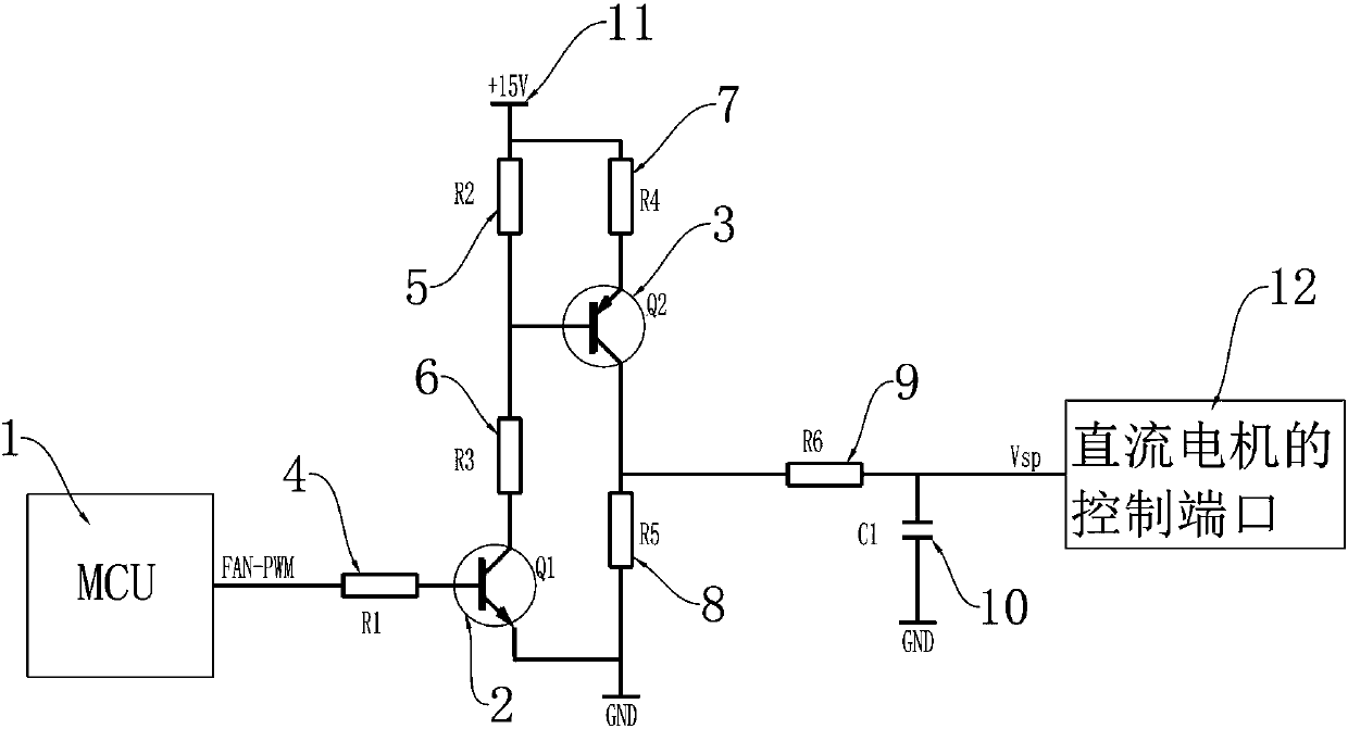 DC motor driving circuit