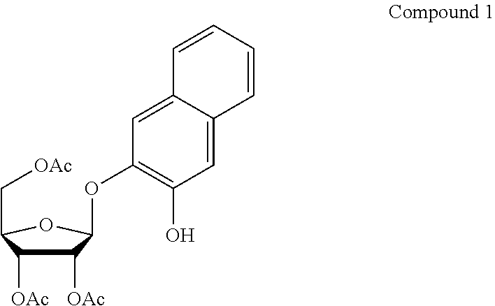 Naphthalene derived chromogenic enzyme substrates