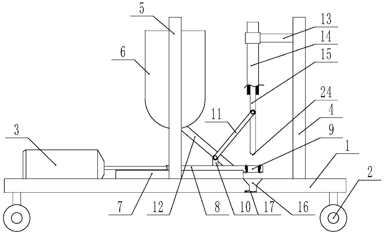 Efficient automatic seeding device