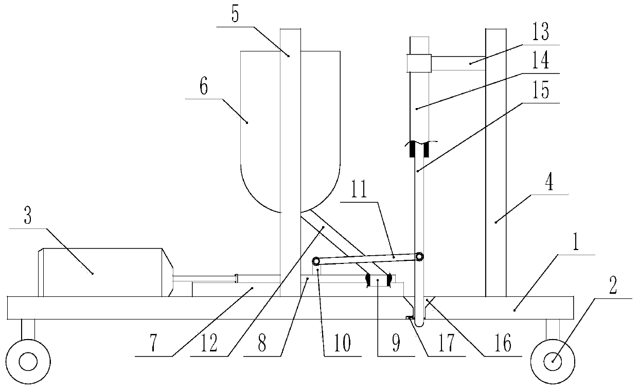 Efficient automatic seeding device