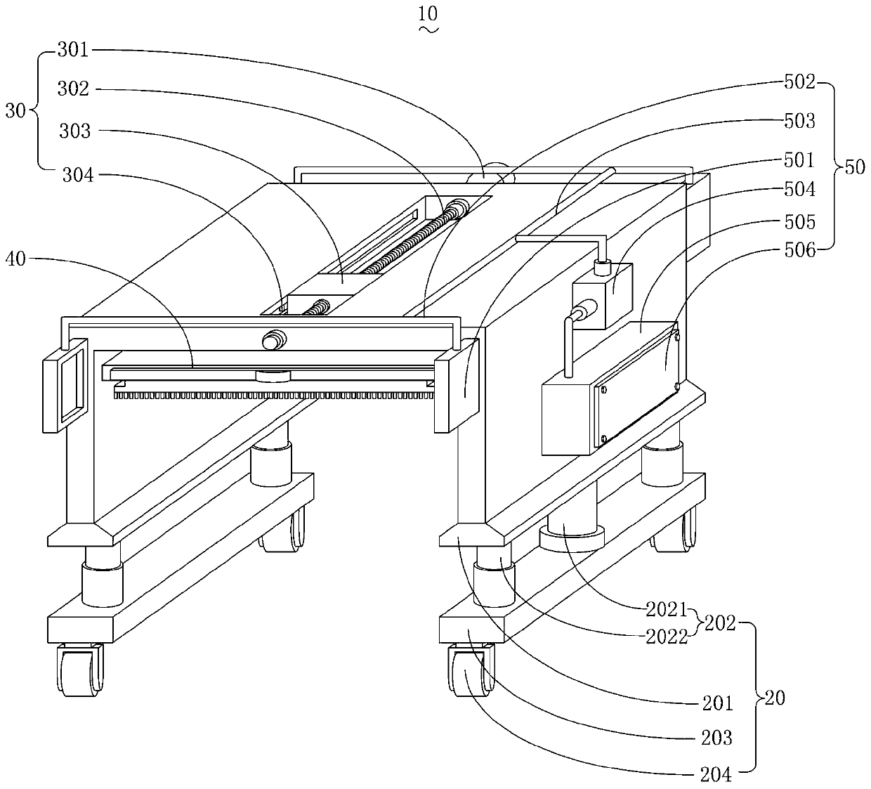 Dust removal device for substation transformer bearing base