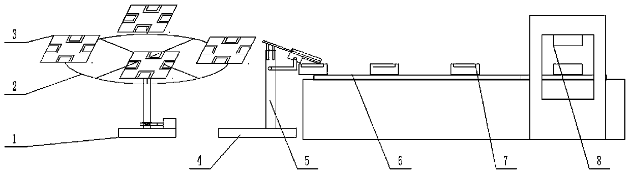 High-precision positioning and feeding integrated stamping equipment