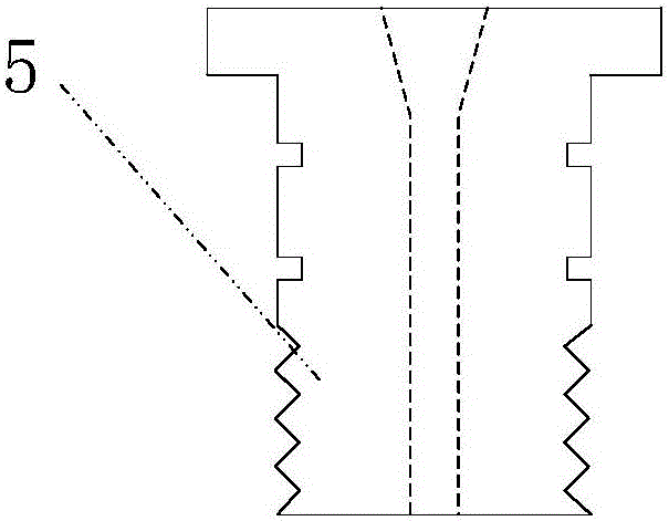 A multi-line lead-out device for a high-pressure vessel