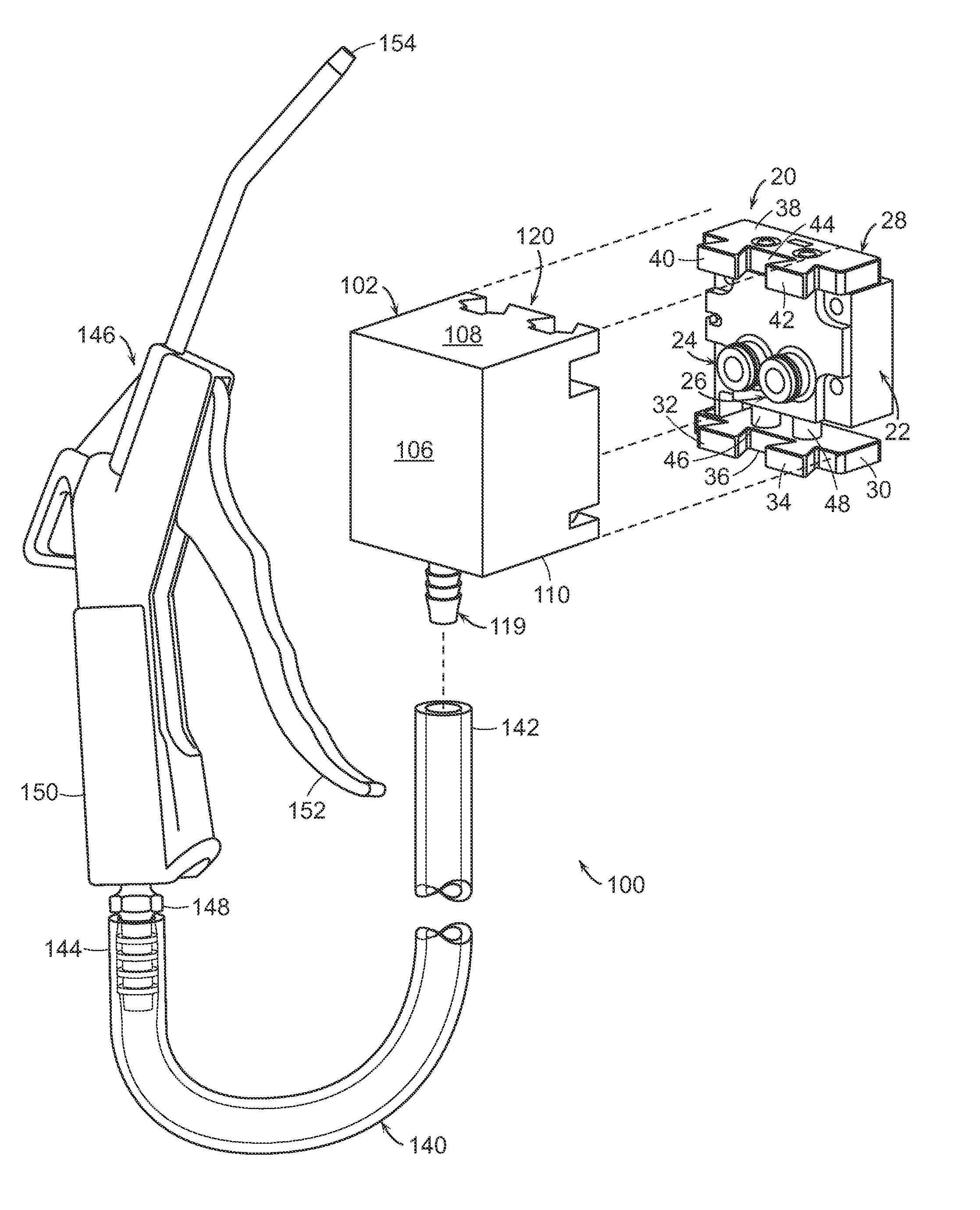 Flush Unit For a Fountain Dispenser