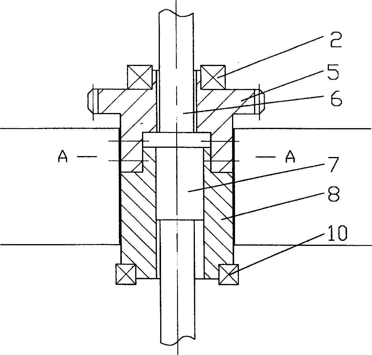 Assembling type axial cam knurling type connection automatic assembling machine