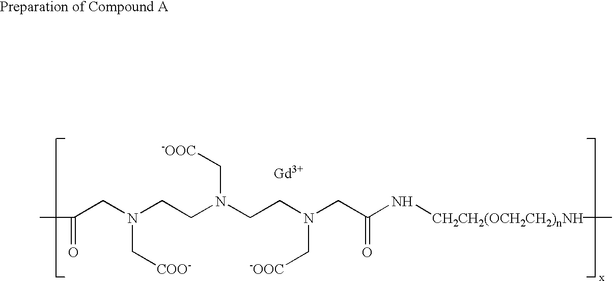 Paramagnetic material-containing magnetic resonance external marker or calibration composition