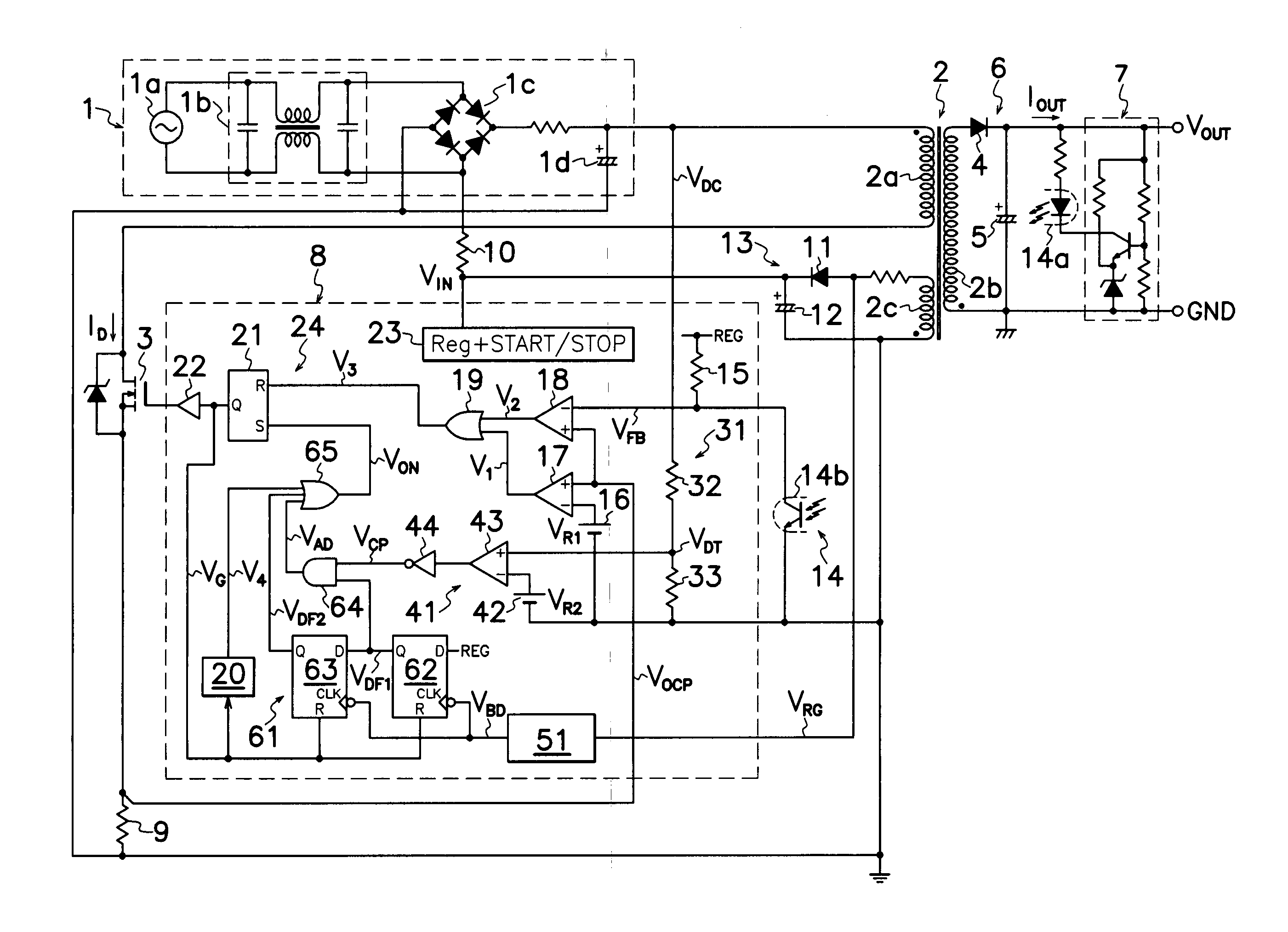 Switching power source