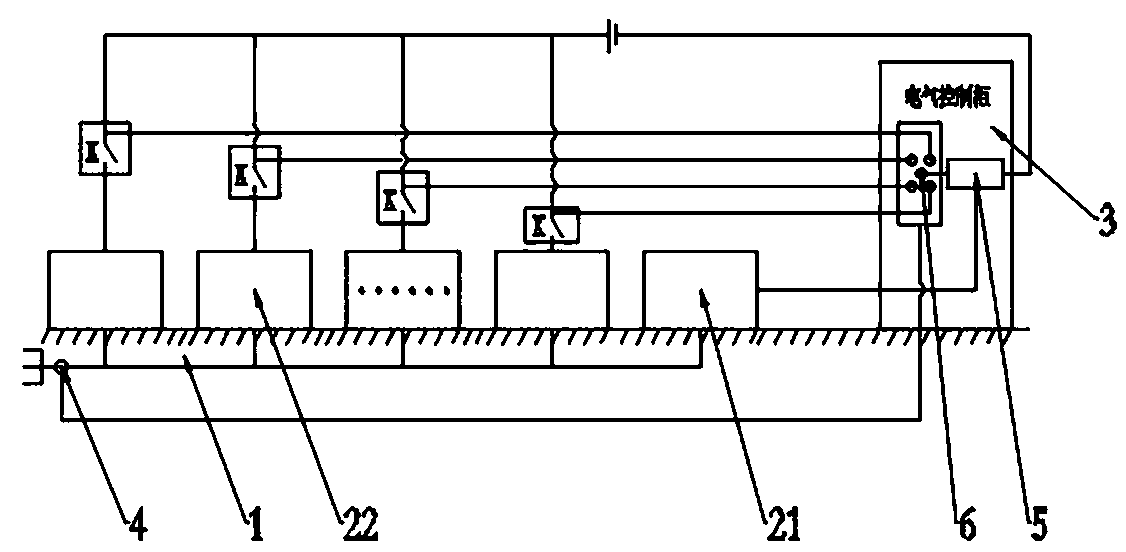 Tunnel frequency-changing air compressor unit intelligent power air supply system and construction method