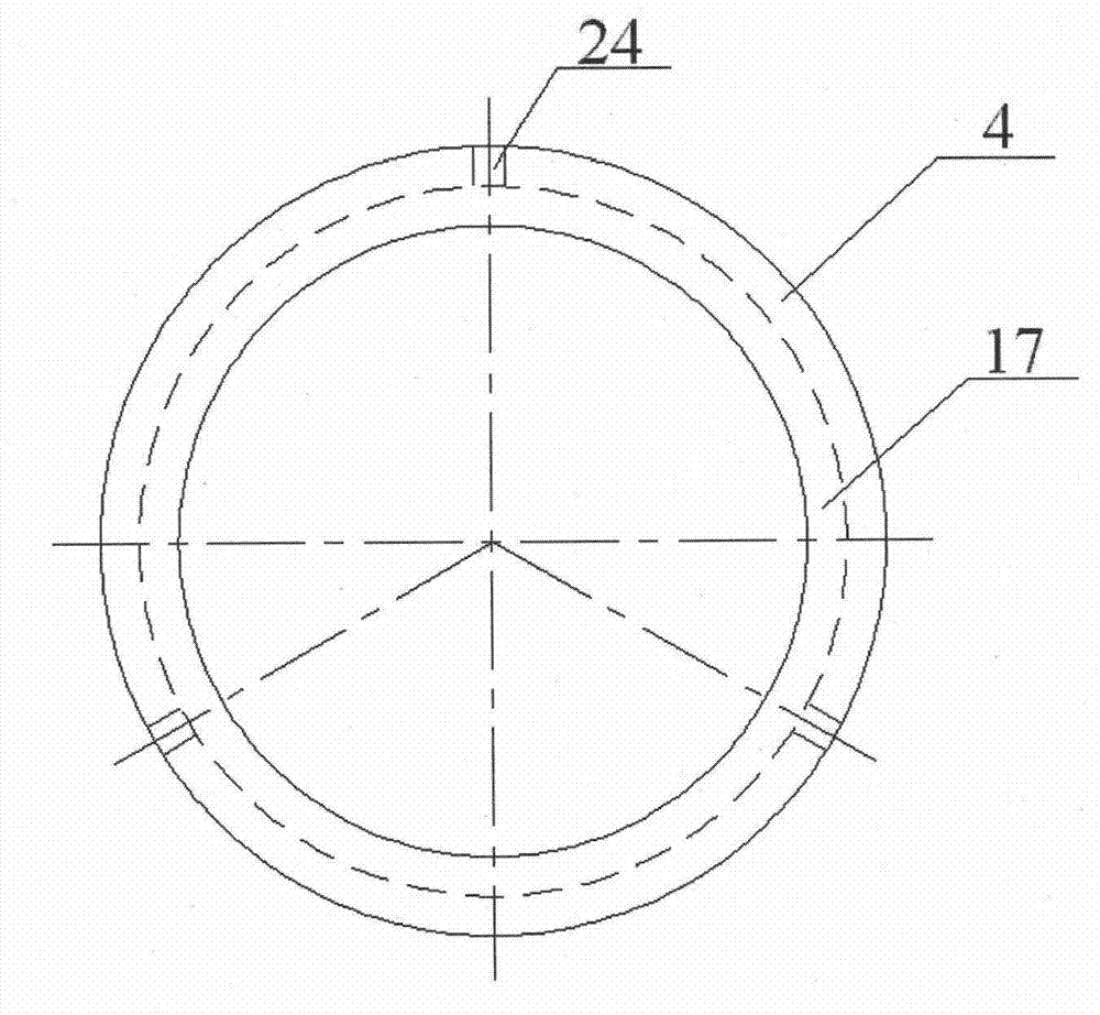 Idle wheel device for gearbox of loader