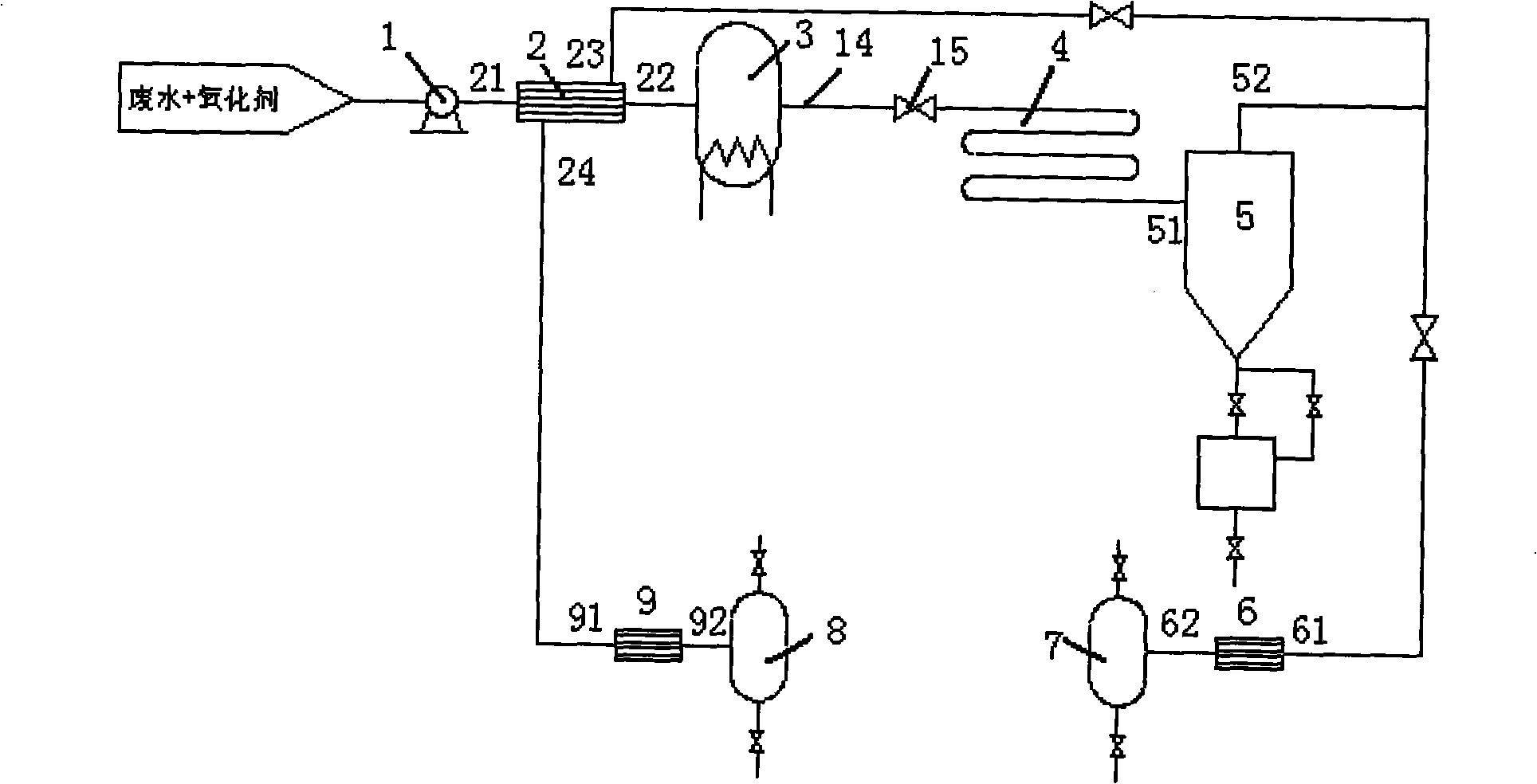 Processing system and method for printing and dyeing wastewater