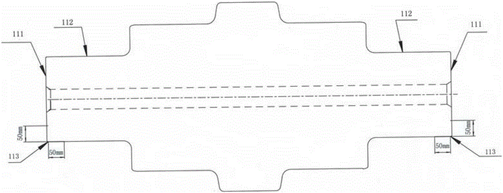 Quenching apparatus used for excavator supporting wheel shaft head and shaft neck portion