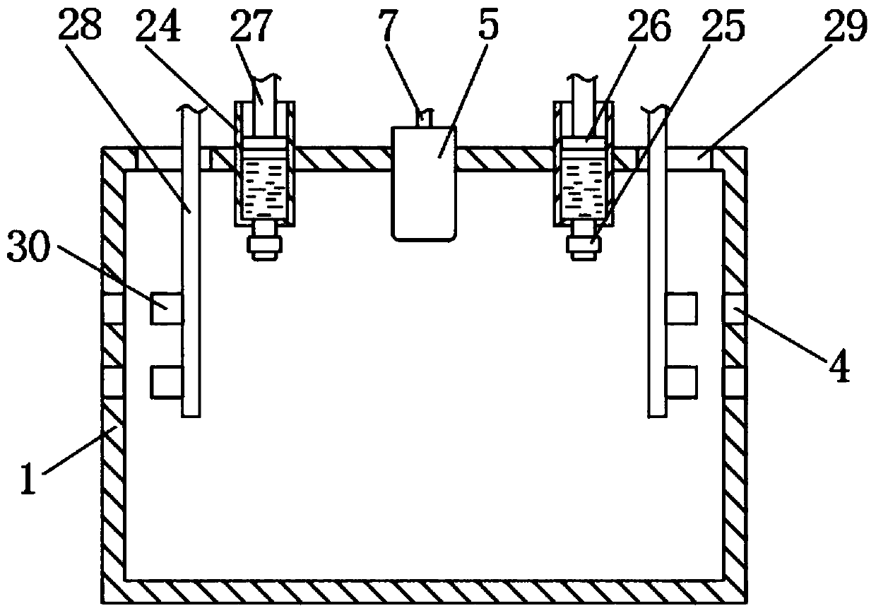 Electrical cabinet with automatic fire extinguishing function and using method