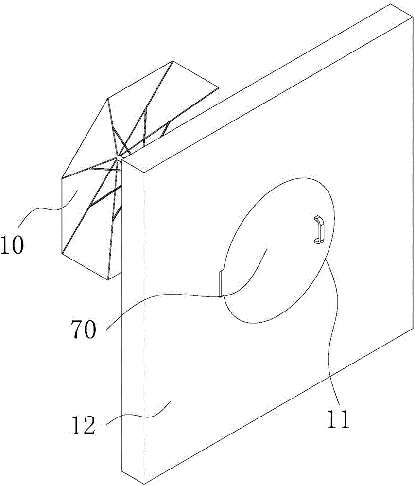 Ventilation window and peripheral ventilation support parts